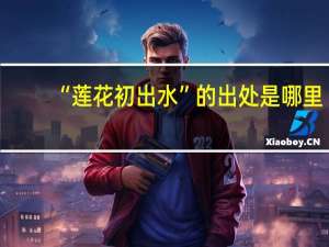 “莲花初出水”的出处是哪里