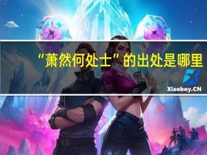 “萧然何处士”的出处是哪里