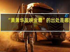 “萧萧华发映金罍”的出处是哪里