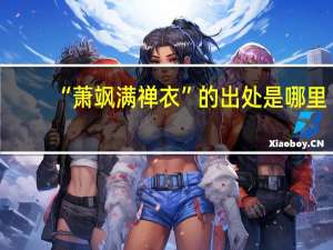 “萧飒满禅衣”的出处是哪里