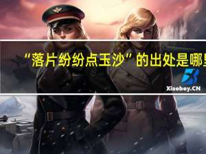 “落片纷纷点玉沙”的出处是哪里