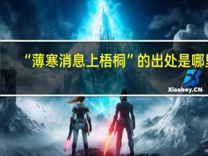 “薄寒消息上梧桐”的出处是哪里