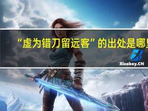 “虚为错刀留远客”的出处是哪里