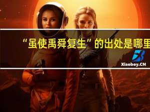 “虽使禹舜复生”的出处是哪里