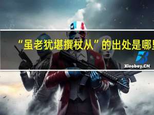 “虽老犹堪撰杖从”的出处是哪里