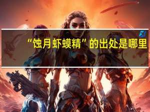 “蚀月虾蟆精”的出处是哪里