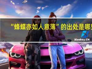 “蜂蝶亦如人意薄”的出处是哪里