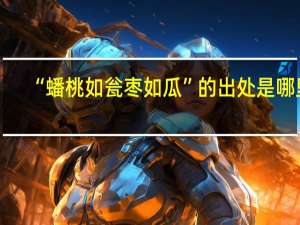 “蟠桃如瓮枣如瓜”的出处是哪里