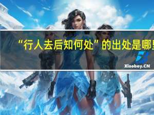 “行人去后知何处”的出处是哪里