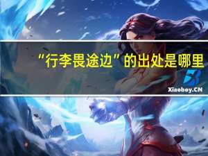 “行李畏途边”的出处是哪里