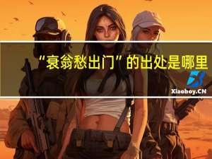 “衰翁愁出门”的出处是哪里