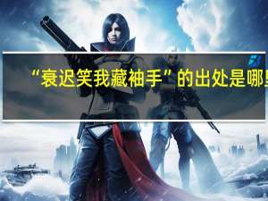 “衰迟笑我藏袖手”的出处是哪里