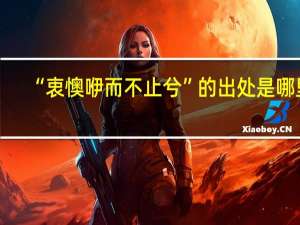 “衷懊咿而不止兮”的出处是哪里