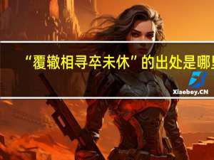 “覆辙相寻卒未休”的出处是哪里