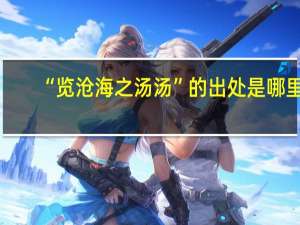 “览沧海之汤汤”的出处是哪里