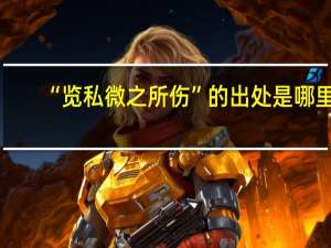“览私微之所伤”的出处是哪里