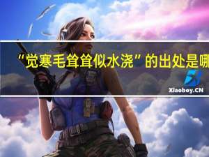 “觉寒毛耸耸似水浇”的出处是哪里