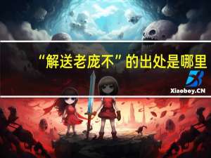 “解送老庞不”的出处是哪里
