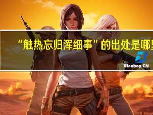 “触热忘归浑细事”的出处是哪里