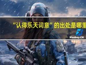 “认得乐天词意”的出处是哪里