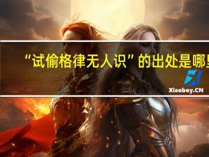 “试偷格律无人识”的出处是哪里