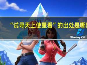 “试寻天上使星看”的出处是哪里