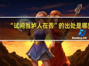 “试问当垆人在否”的出处是哪里