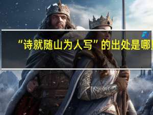 “诗就随山为人写”的出处是哪里