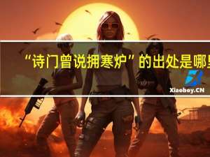 “诗门曾说拥寒炉”的出处是哪里