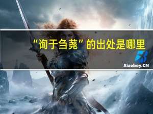 “询于刍荛”的出处是哪里