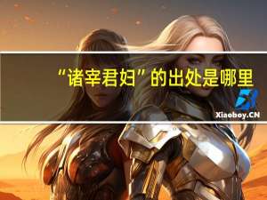 “诸宰君妇”的出处是哪里