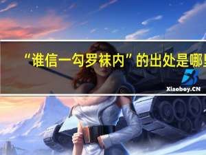 “谁信一勾罗袜内”的出处是哪里