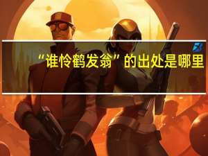 “谁怜鹤发翁”的出处是哪里