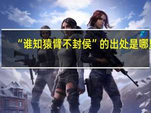 “谁知猿臂不封侯”的出处是哪里