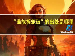 “谁能拆笼破”的出处是哪里