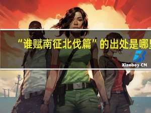 “谁赋南征北伐篇”的出处是哪里