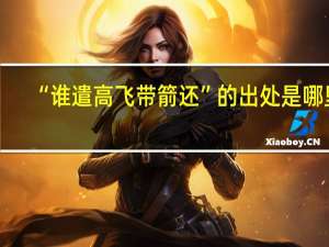 “谁遣高飞带箭还”的出处是哪里
