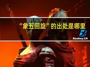“象五回旋”的出处是哪里