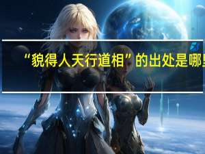 “貌得人天行道相”的出处是哪里