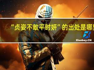 “贞姿不敢平时妍”的出处是哪里