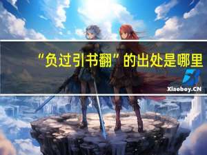 “负过引书翻”的出处是哪里