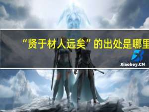 “贤于材人远矣”的出处是哪里