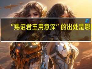 “赐诏君王用意深”的出处是哪里
