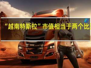 “越南特斯拉”市值相当于两个比亚迪