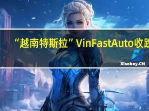 “越南特斯拉”VinFast Auto（VFS）收跌8.38%报15.75美元