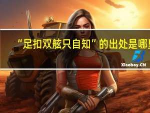 “足扣双舷只自知”的出处是哪里
