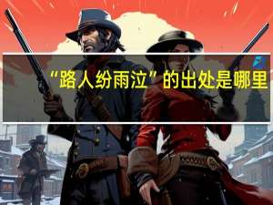 “路人纷雨泣”的出处是哪里