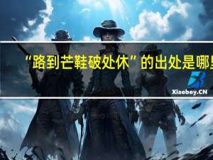“路到芒鞋破处休”的出处是哪里