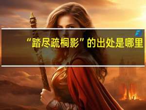 “踏尽疏桐影”的出处是哪里