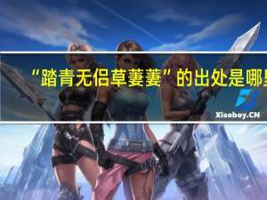 “踏青无侣草萋萋”的出处是哪里